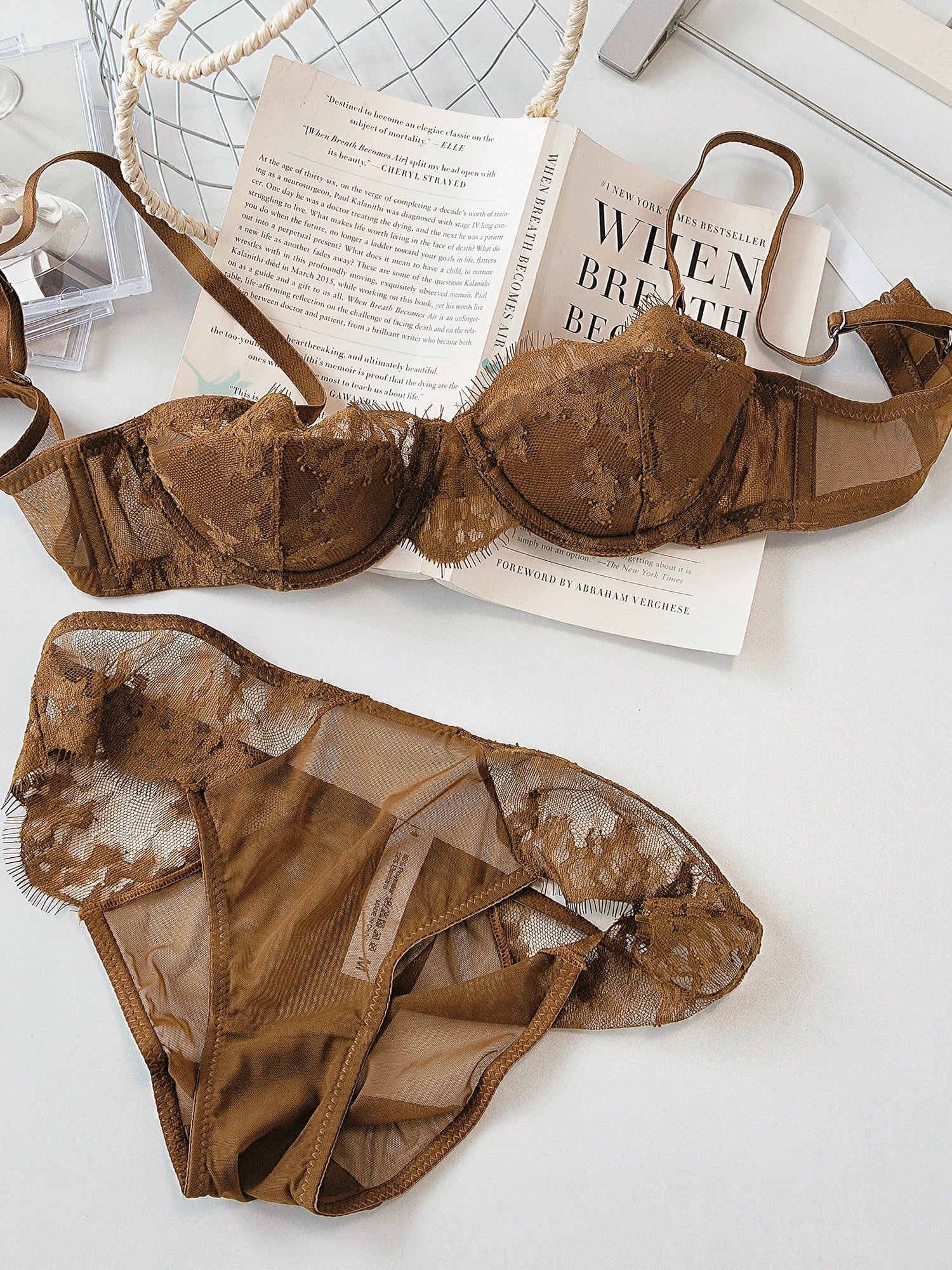 Delicate Lace Teenage Lingerie Lightweight Bra Set
