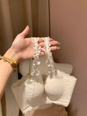 Detachable Strap Lace Bra