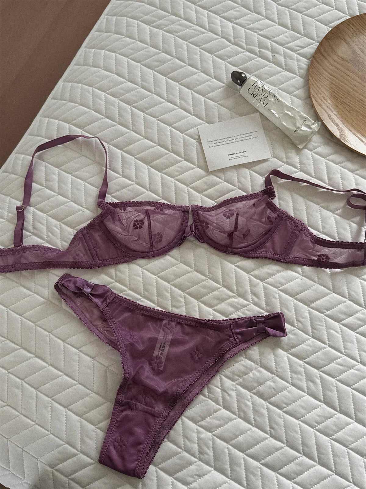 Embroidered  Elegant Bra Set