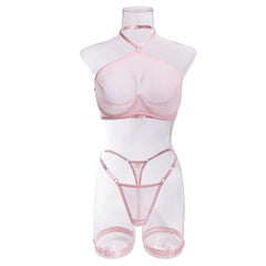 Erotic See Through Bra Sets Thong Women Intimate Sexy Lingerie Bra Panties Sets Sex Outfit Temptation NightDress