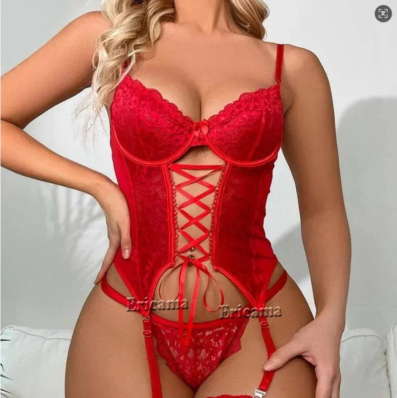 Fancy Lace Sexy Lingerie Set