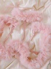 Feather Lace Heavywork Bra Set