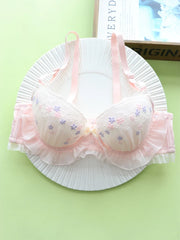 Flower fairy thin lingerie cute girl heart Underwear