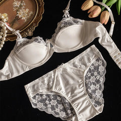 French 1/2 Thin Cup Push Up Bra Set