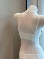 French Deep V Lace Front-Closure Bra