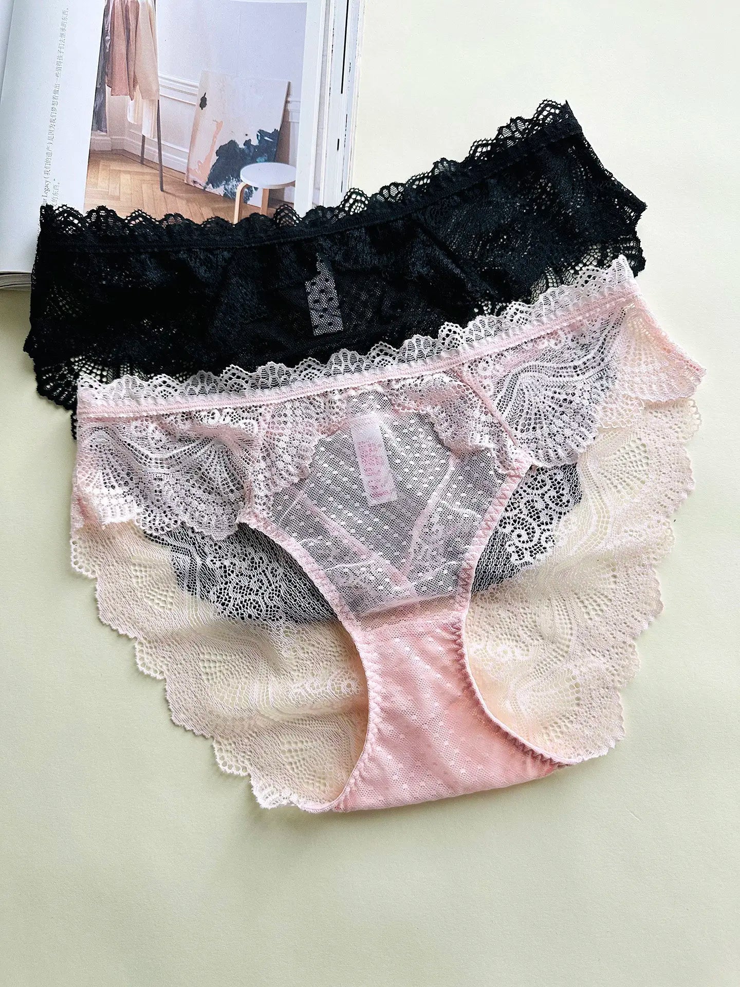 French Lace Bra Set