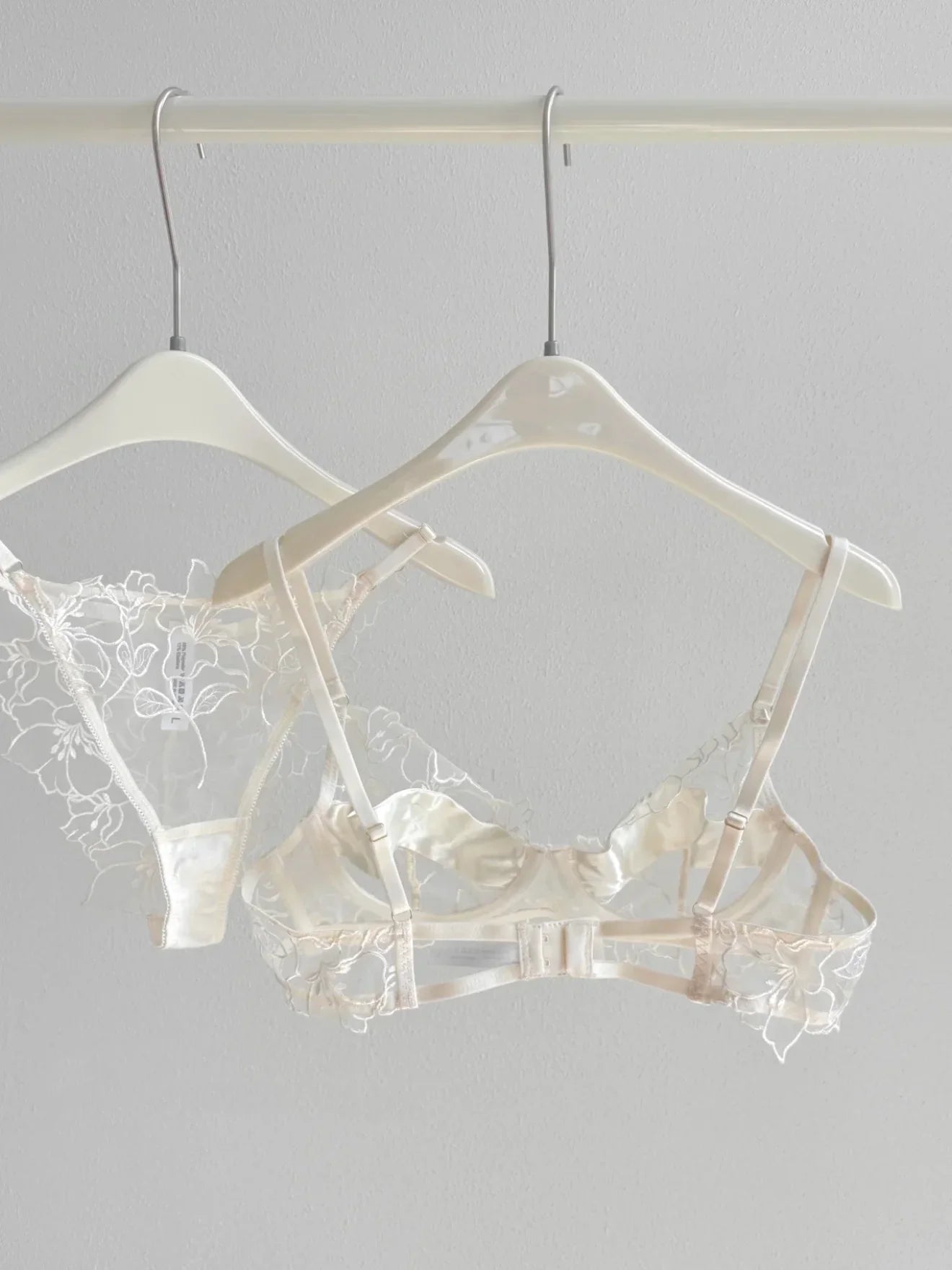 French Romantic Lace Lingerie Set