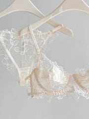 French Romantic Lace Lingerie Set