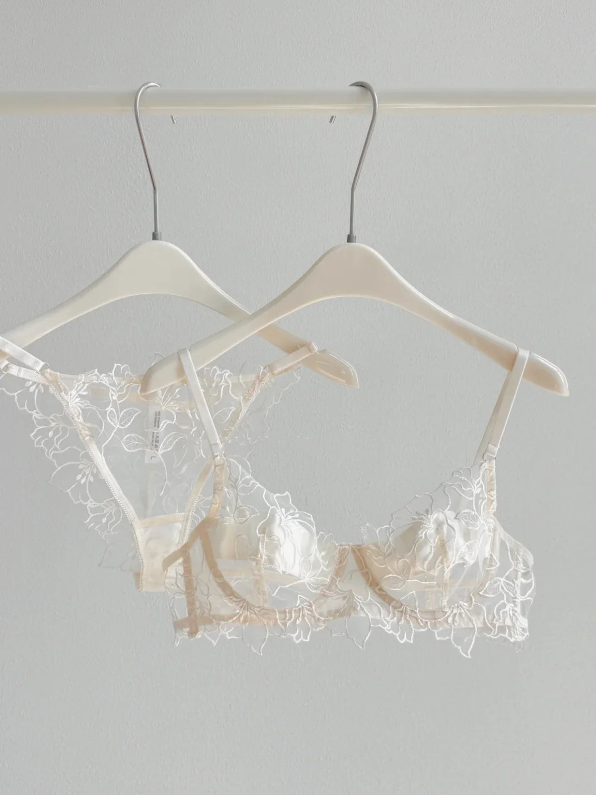 French Romantic Lace Lingerie Set