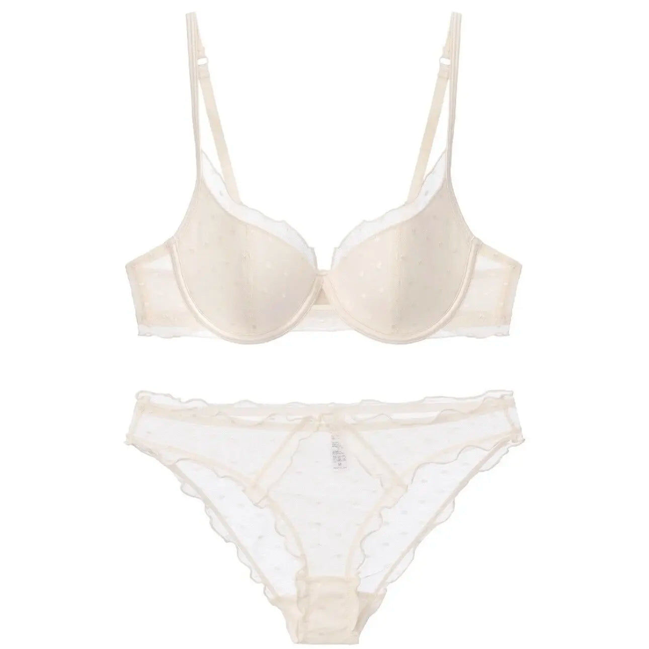 French Style Lace Polka Dot Women's Underwear