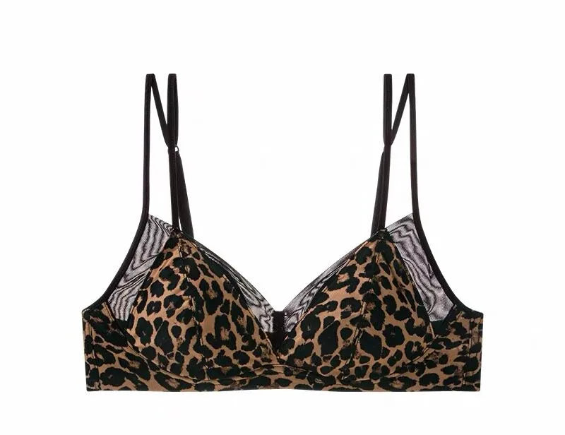French Style Mesh Thin Shoulder Strap Beauty Back Bra