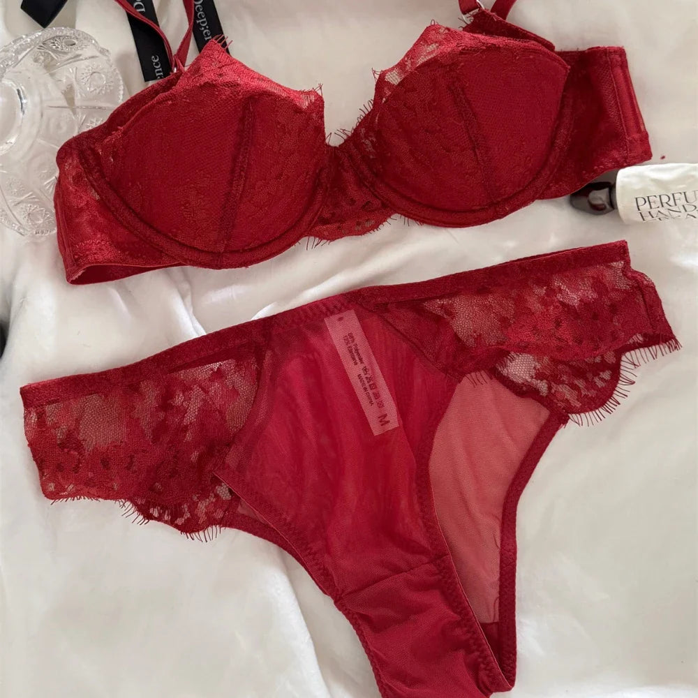 French Thin Cup Lingerie Set