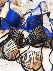 French Thin Cup Women Bra Set