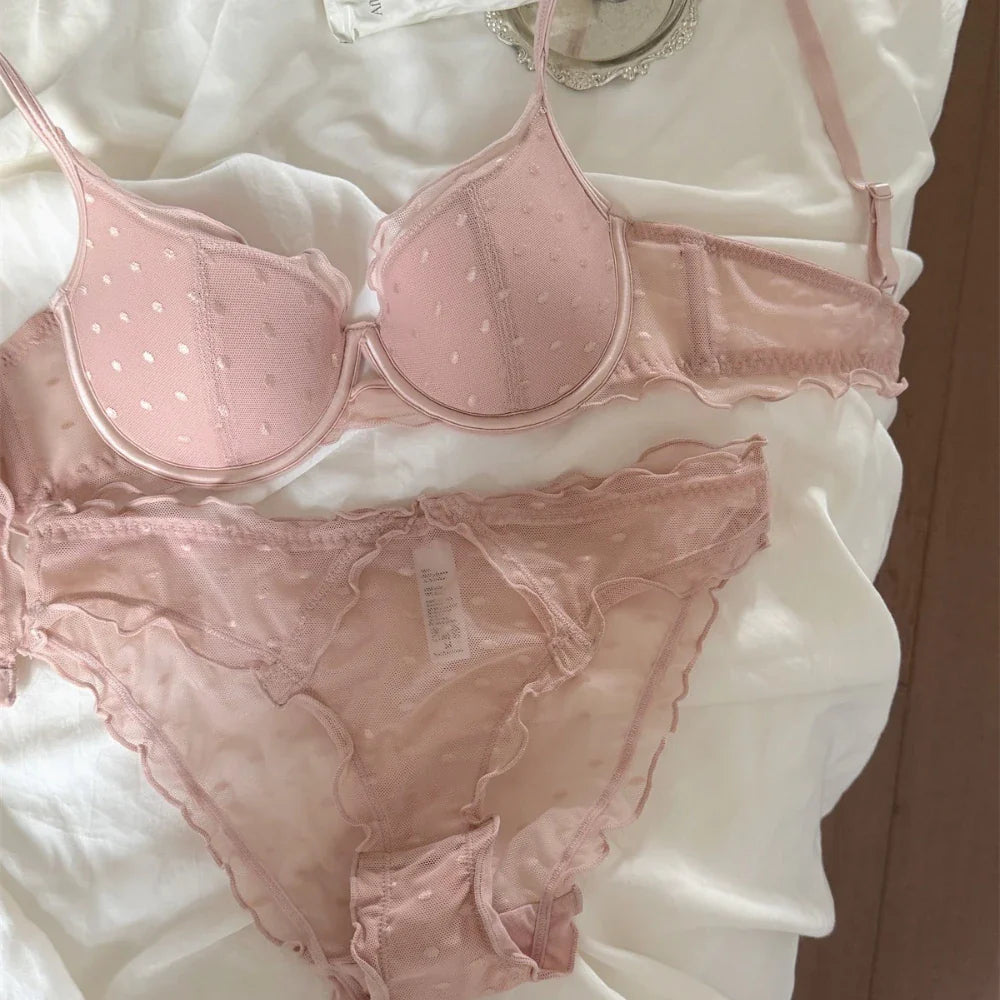 French Thin Cup Women Underwear