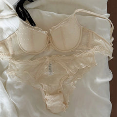 French Thin Cup Women Underwear