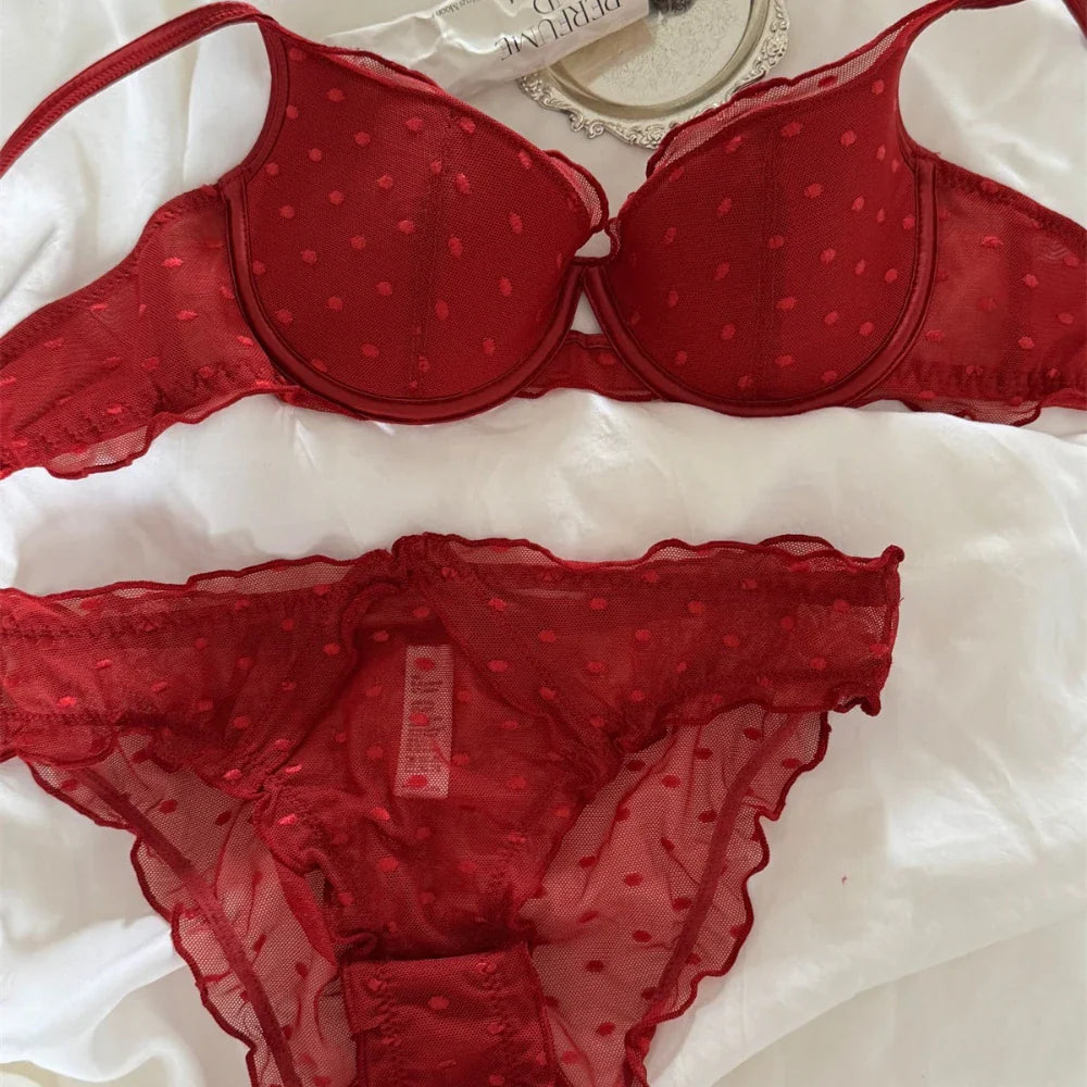 French Thin Cup Women Underwear