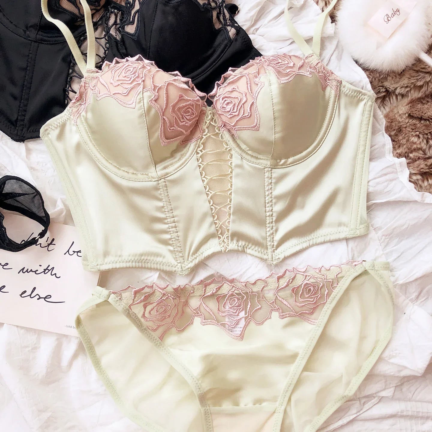 French Ultra Thin Tight Bra Underwear
