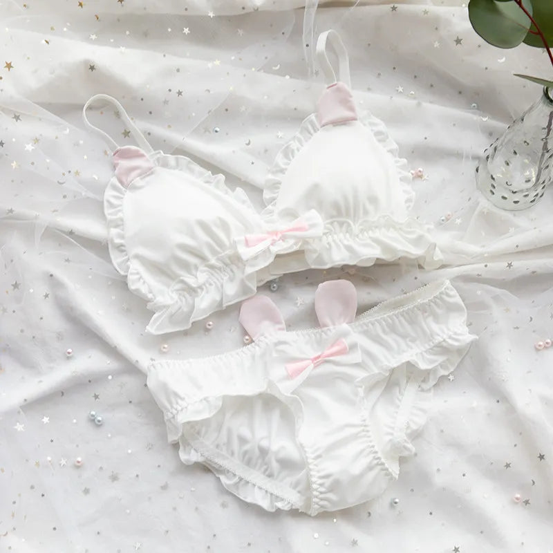 Japanese soft girl bra set