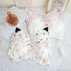 Japanese soft girl bra set