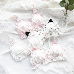 Japanese soft girl bra set