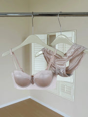 Lace Satin Lingerie Set