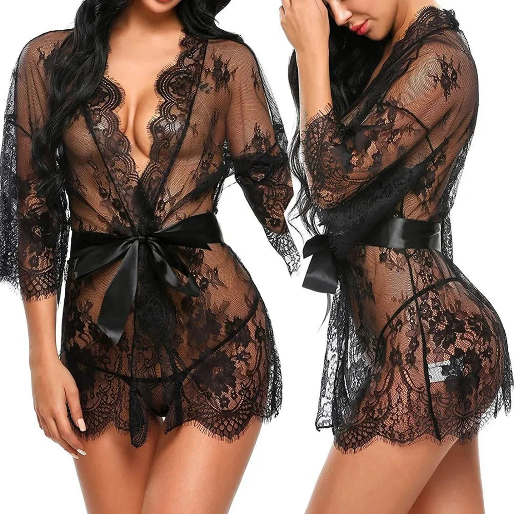 Lace Sleepwear Dress