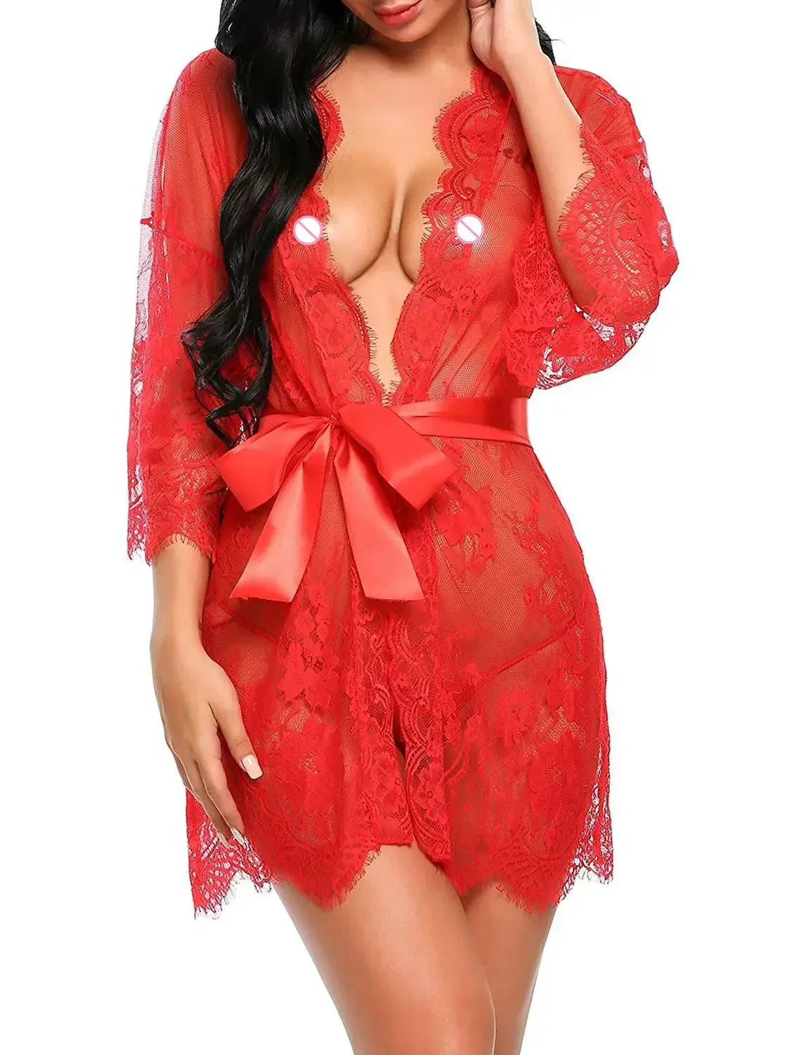Lace Sleepwear Dress