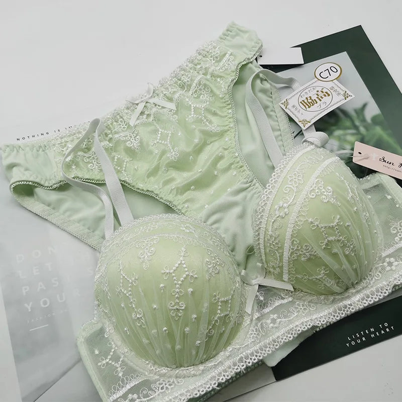 Lace embroidery Underwear