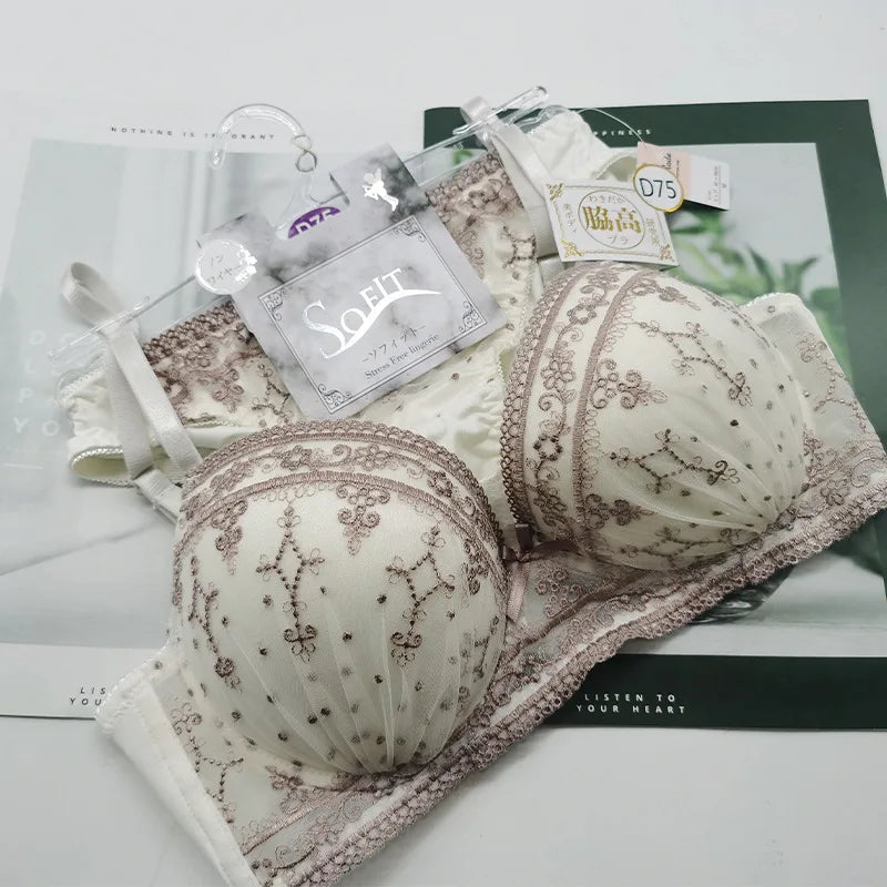 Lace embroidery Underwear