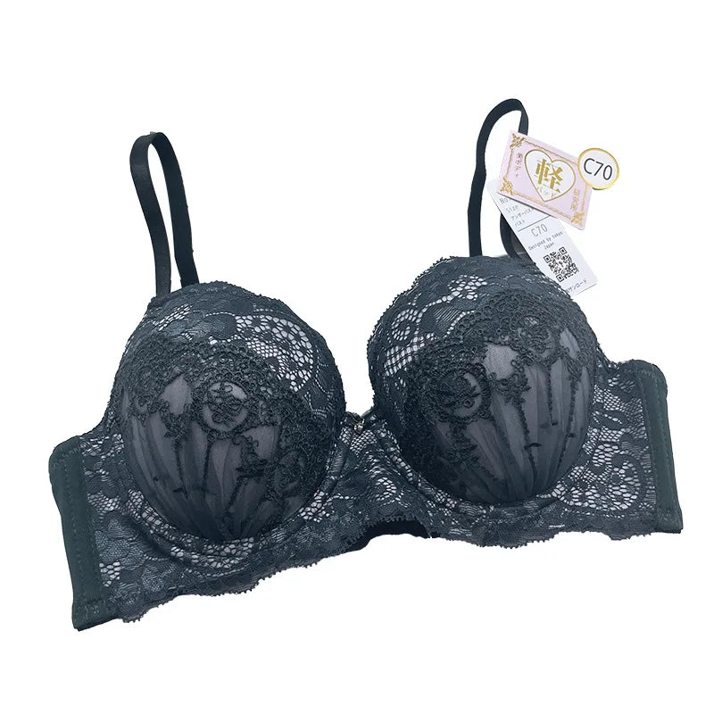 Lace mesh women's lingerie Set