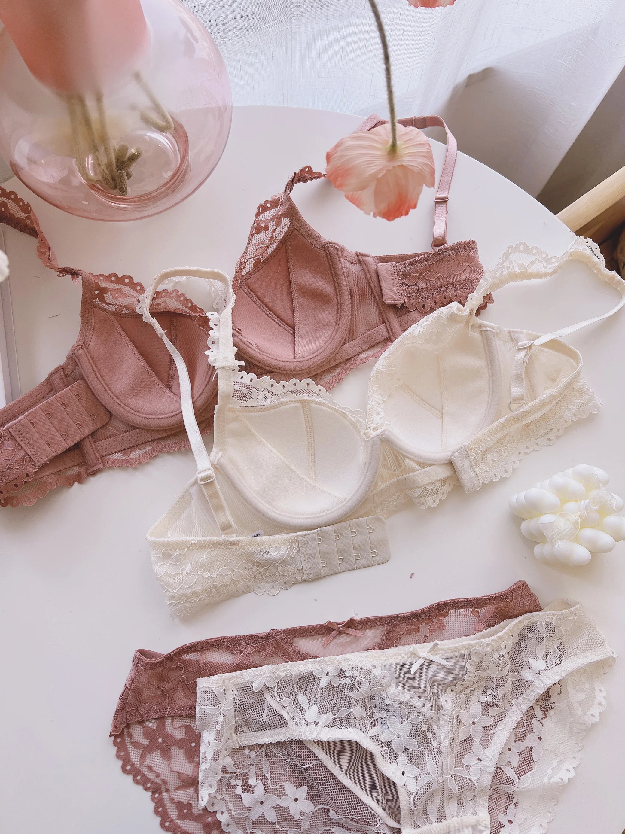 Lace small fly sleeve Underwear