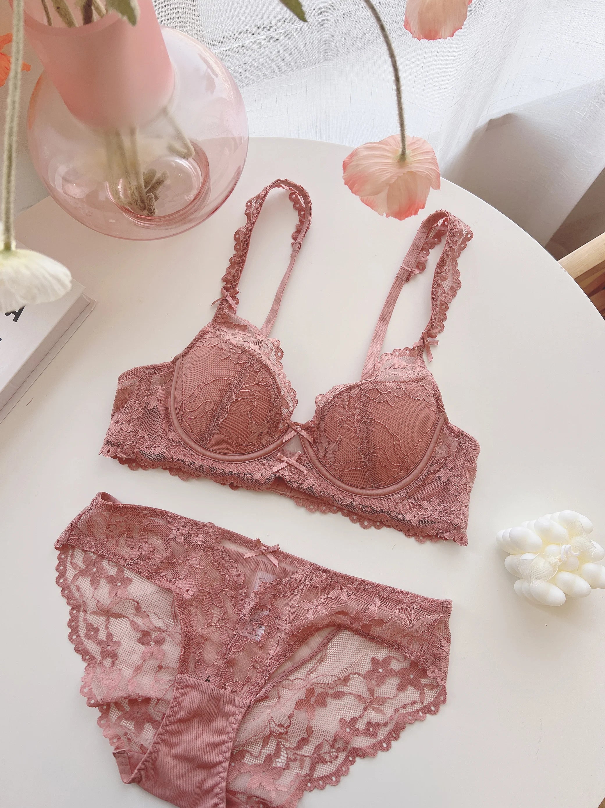 Lace small fly sleeve Underwear