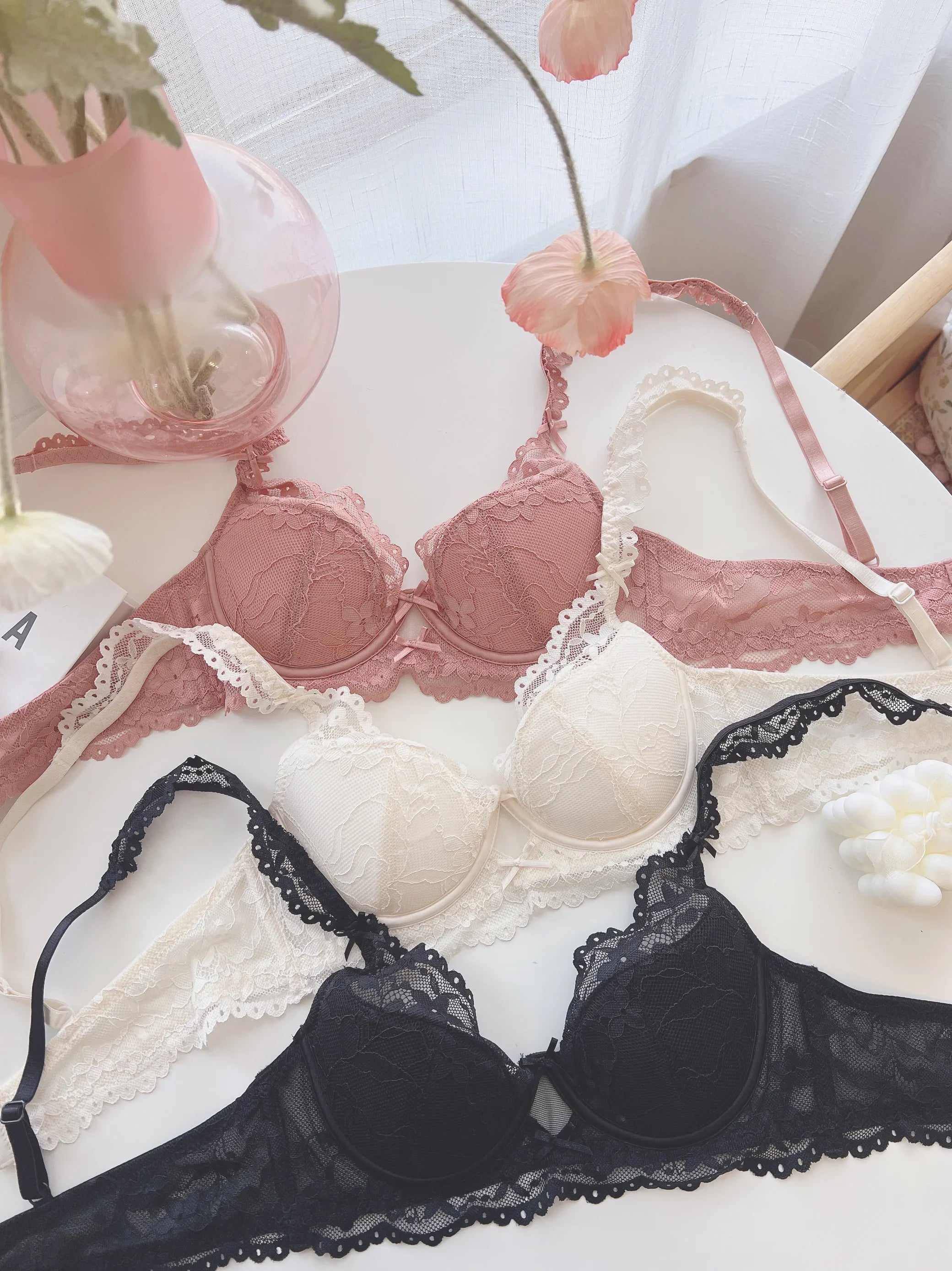 Lace small fly sleeve Underwear