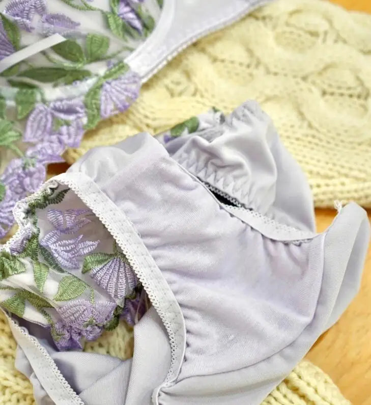 Large cup bra panty Set