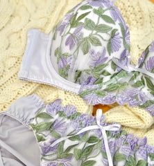 Large cup bra panty Set