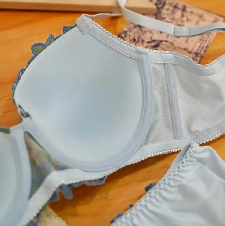 Large cup bra panty Set