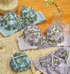 Large cup bra panty Set