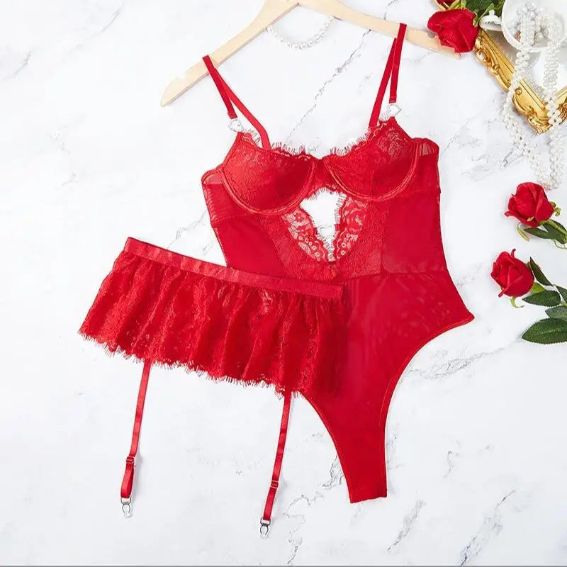 Lenceria Mujer Sexy Push Up Bras Sexy Outfits Bra Panties Set