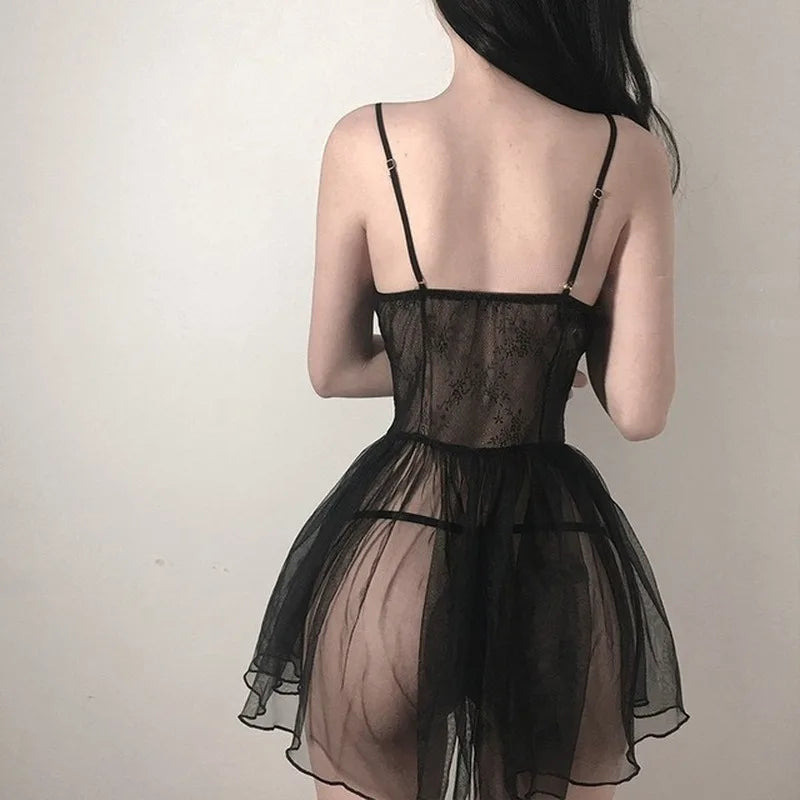 Lingerie Sexy Black Lace Bodysuit  Adult Underwear