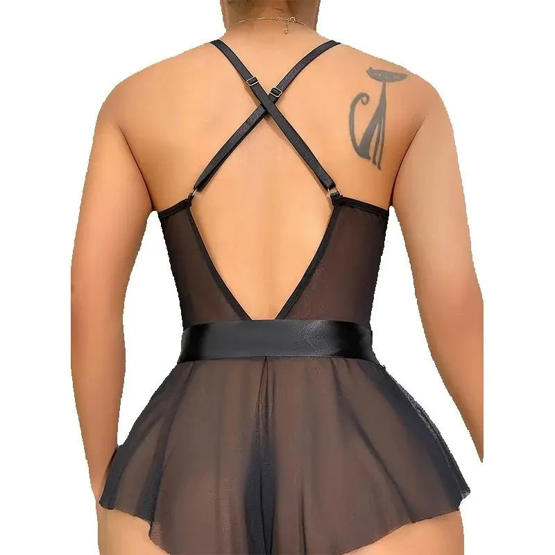 Lingerie Sexy Hot Woman Lace Babydoll Chemise Dress