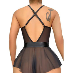 Lingerie Sexy Hot Woman Lace Babydoll Chemise Dress