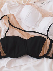 Lingerie women's thin section of mesh gauze bustier bra sexy Underwear