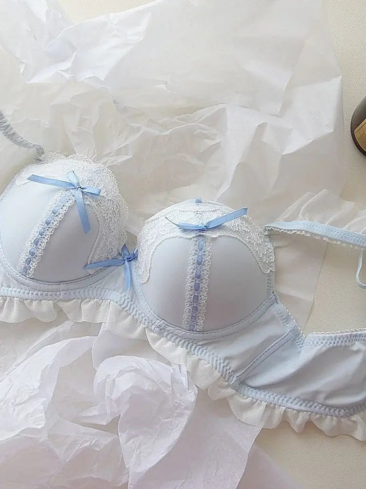 Lolita Japanese Style Cute Pure Desire Lace Teen Lingerie Set