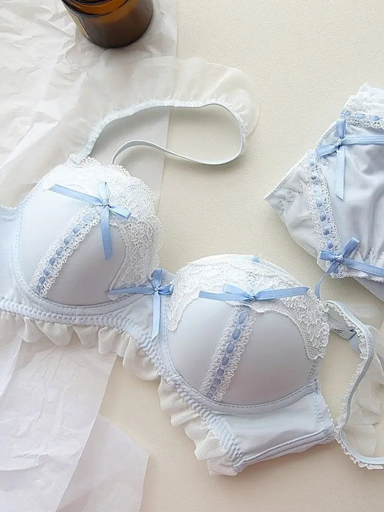 Lolita Japanese Style Cute Pure Desire Lace Teen Lingerie Set