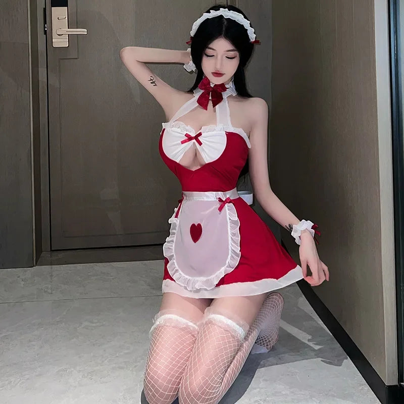 Lolita Maid Uniforn Sexy Lingerie Women Role Play Onlyfans Underwear