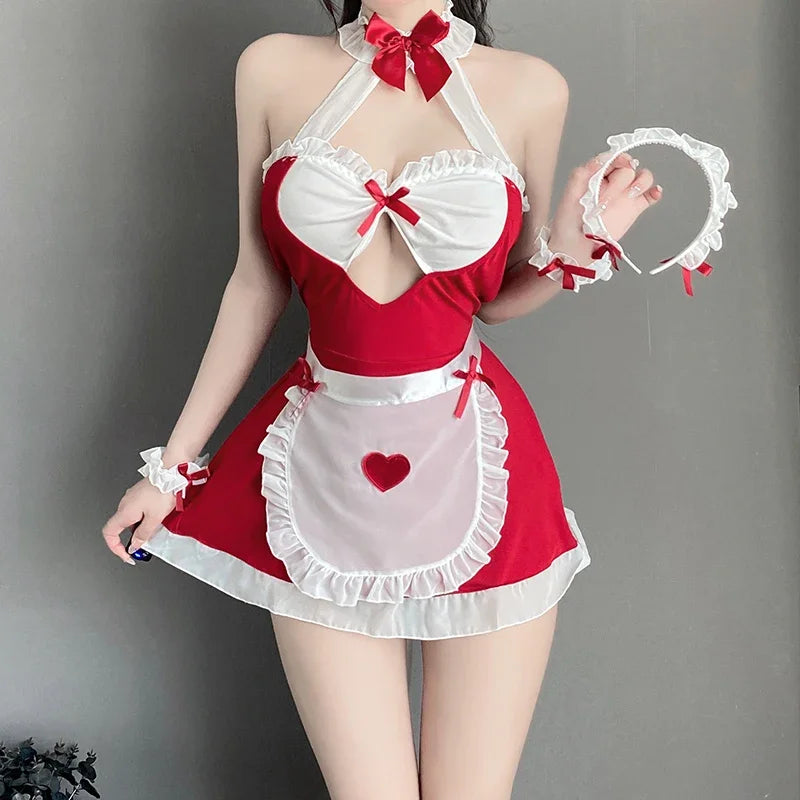 Lolita Maid Uniforn Sexy Lingerie Women Role Play Onlyfans Underwear