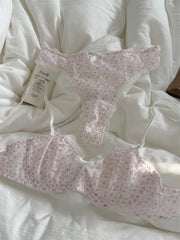 Mesh embroidery Underwear