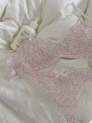 Mesh embroidery Underwear