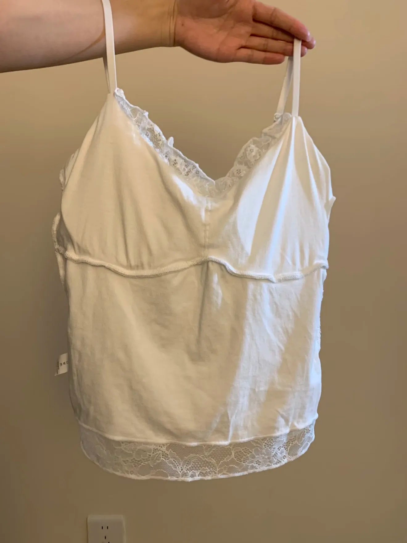 Arrival Hot Item White Lace Camisole Bra