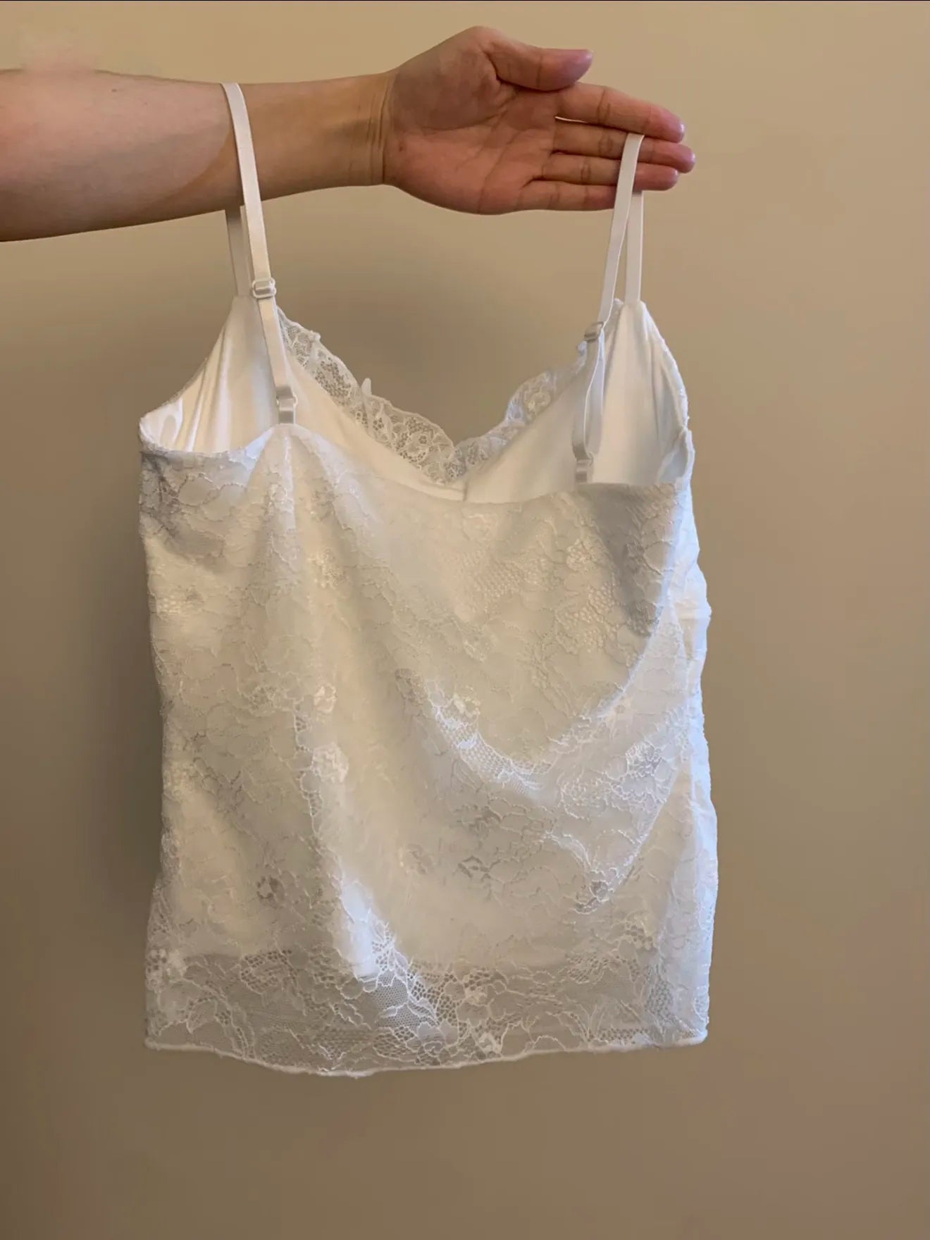 Arrival Hot Item White Lace Camisole Bra